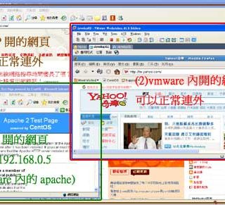 vmware使用固定IP，再透過無線網路共享上網