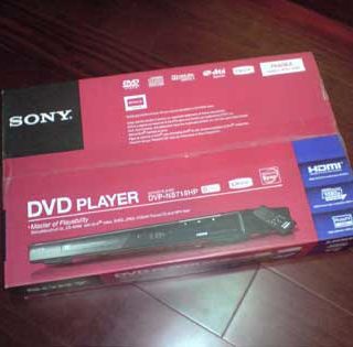 SONY DVP-NS718HP HDMI DVD播放器 開箱照