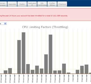 CPU Throttling-BlueHost 2009年開始的CPU限制