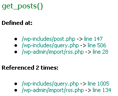 get_posts