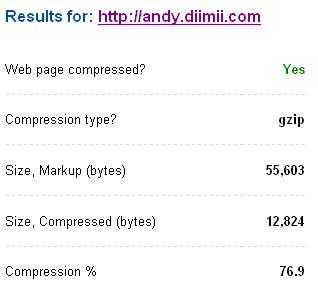 GIDZipTest檢視壓縮率