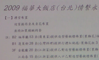 福華2009專案報價單